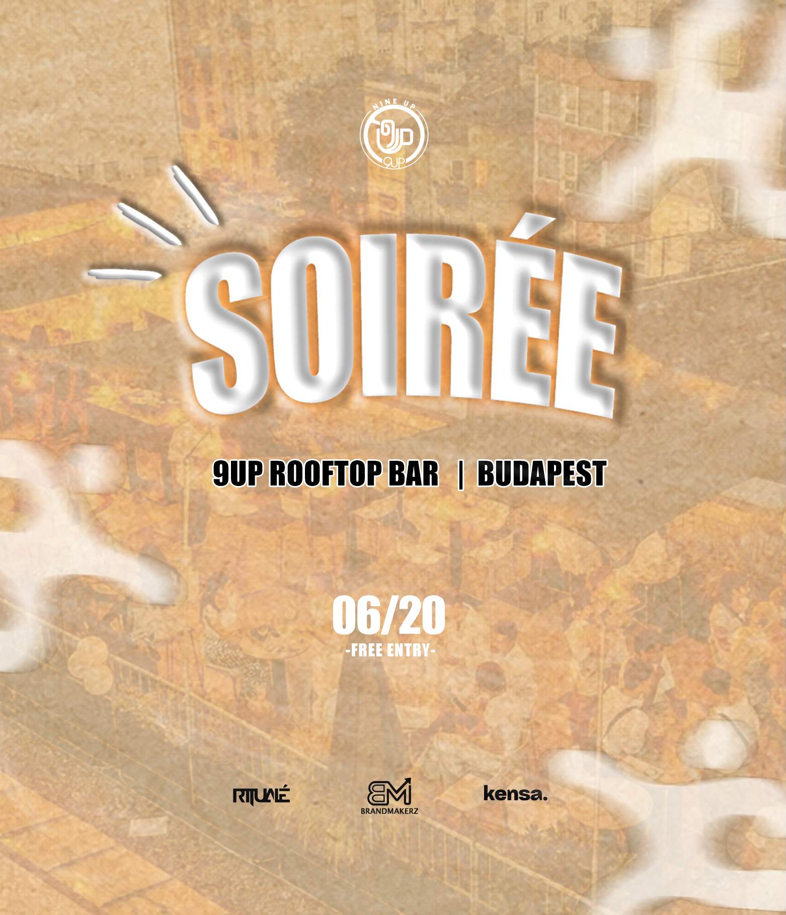 SOIRÉE - Daytime Rooftop Session at 9UP Rooftop Bar, Budapest
