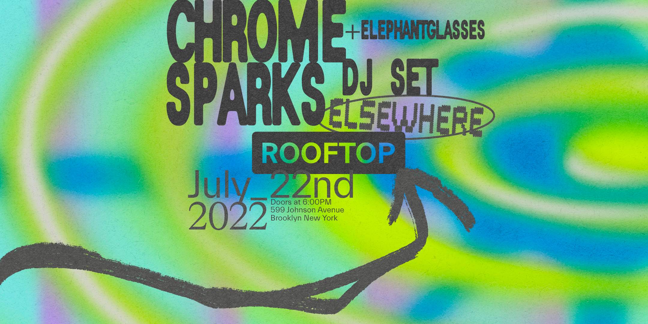 Chrome Sparks (DJ Set), Elephantglasses - Página frontal