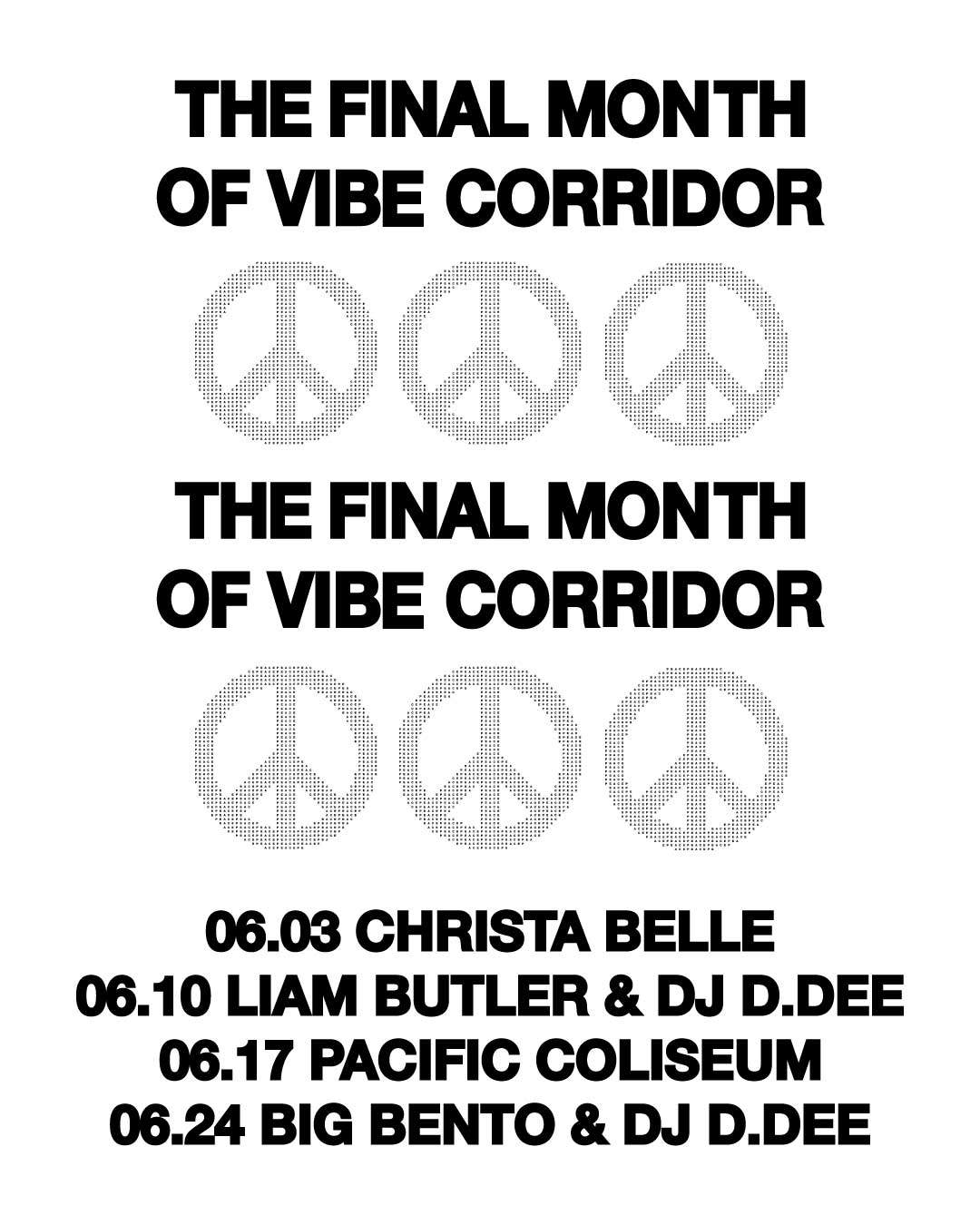 Vibe Corridor flyer