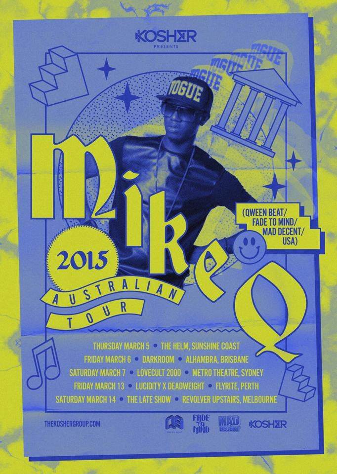 Lucidity & Deadweight present MikeQ - フライヤー表