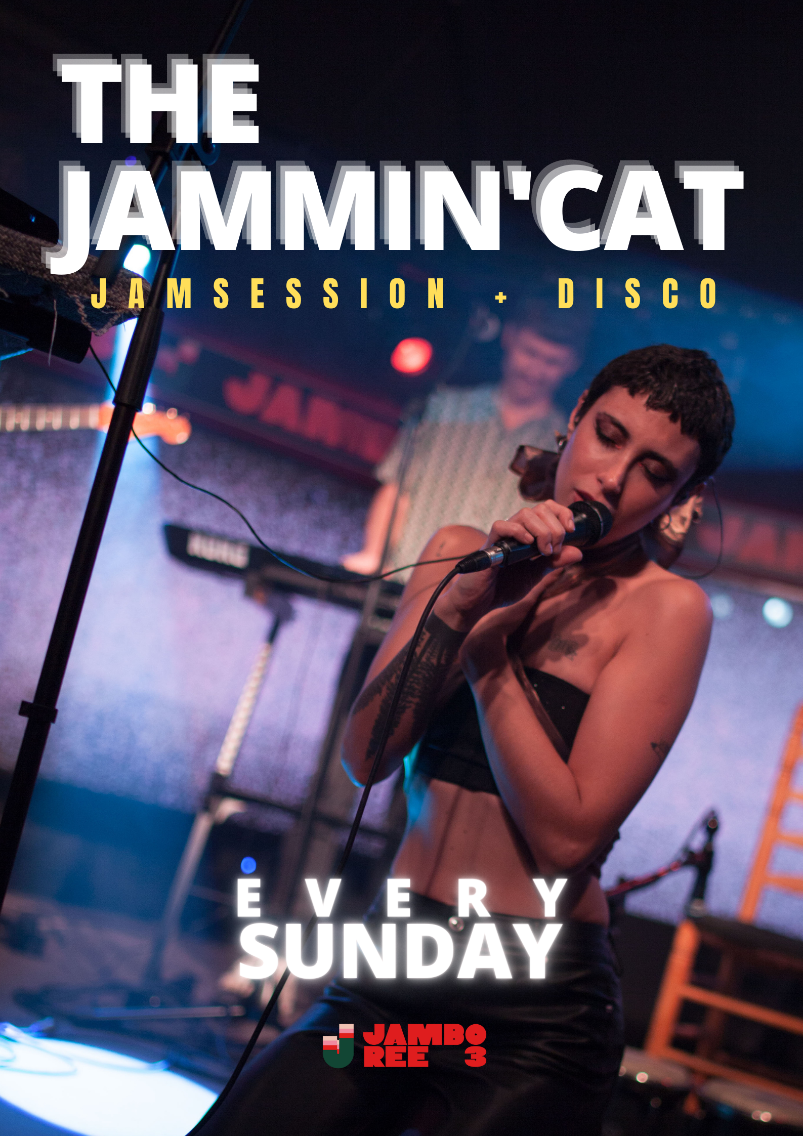 THE JAMMIN' CAT (JAM & DISCO) - フライヤー裏