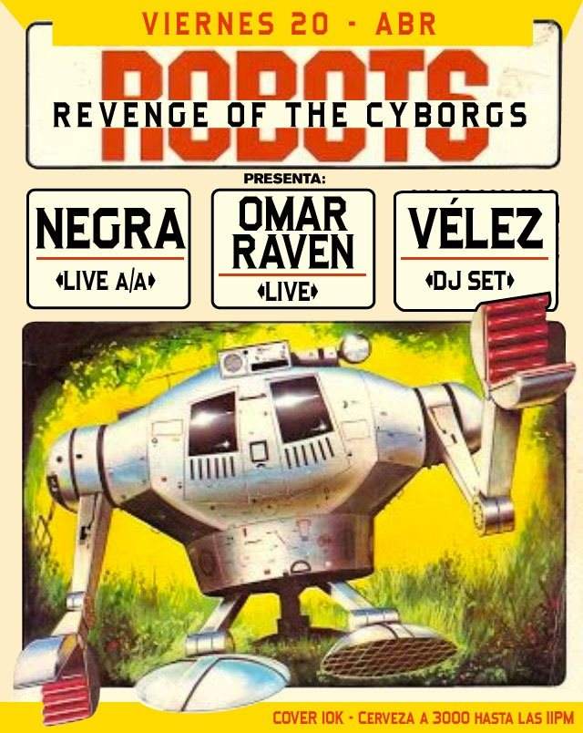 Revenge of the Cyborgs - フライヤー表