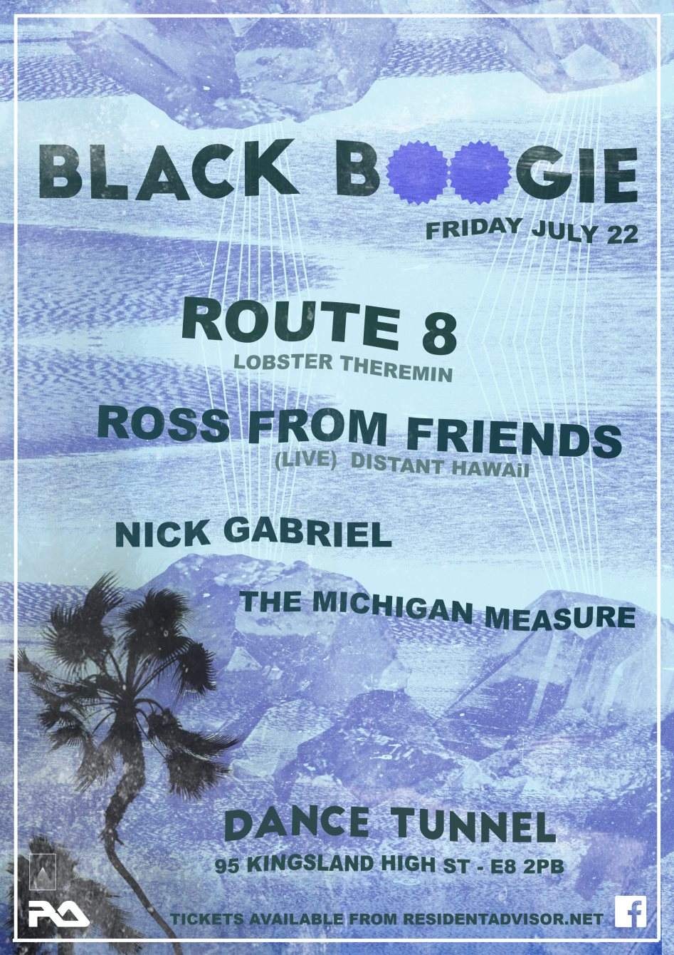 Black Boogie with Route 8 & Ross From Friends (Live) - Página trasera
