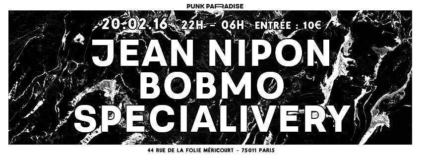Punk Paradise: Bobmo, Jean Nipon & Specialivery - Página frontal