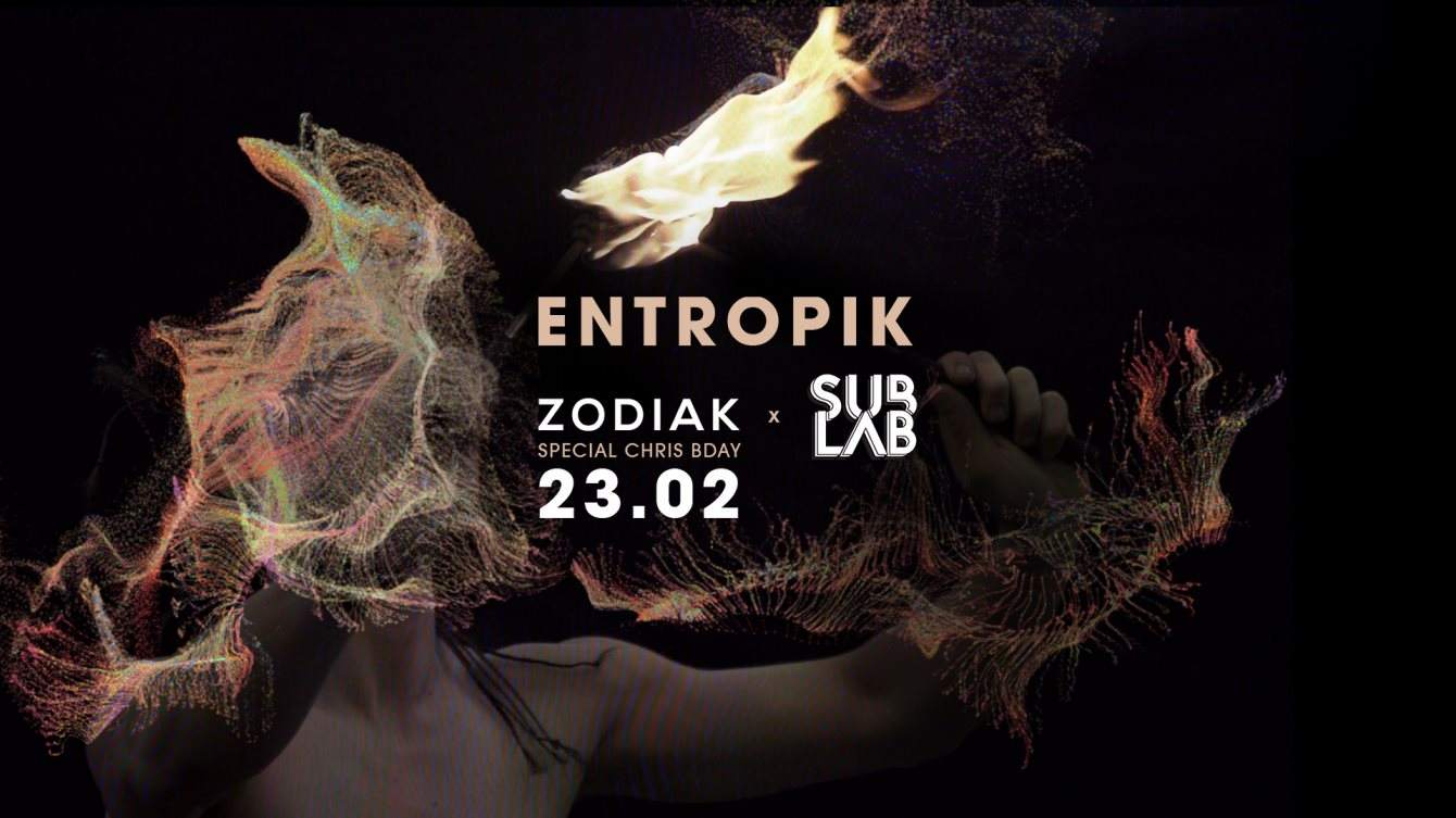 ZODIAK x Sublab - Entropik - VONDA7, Ruhbarb Live, Fleur + Chris Bday - Página trasera