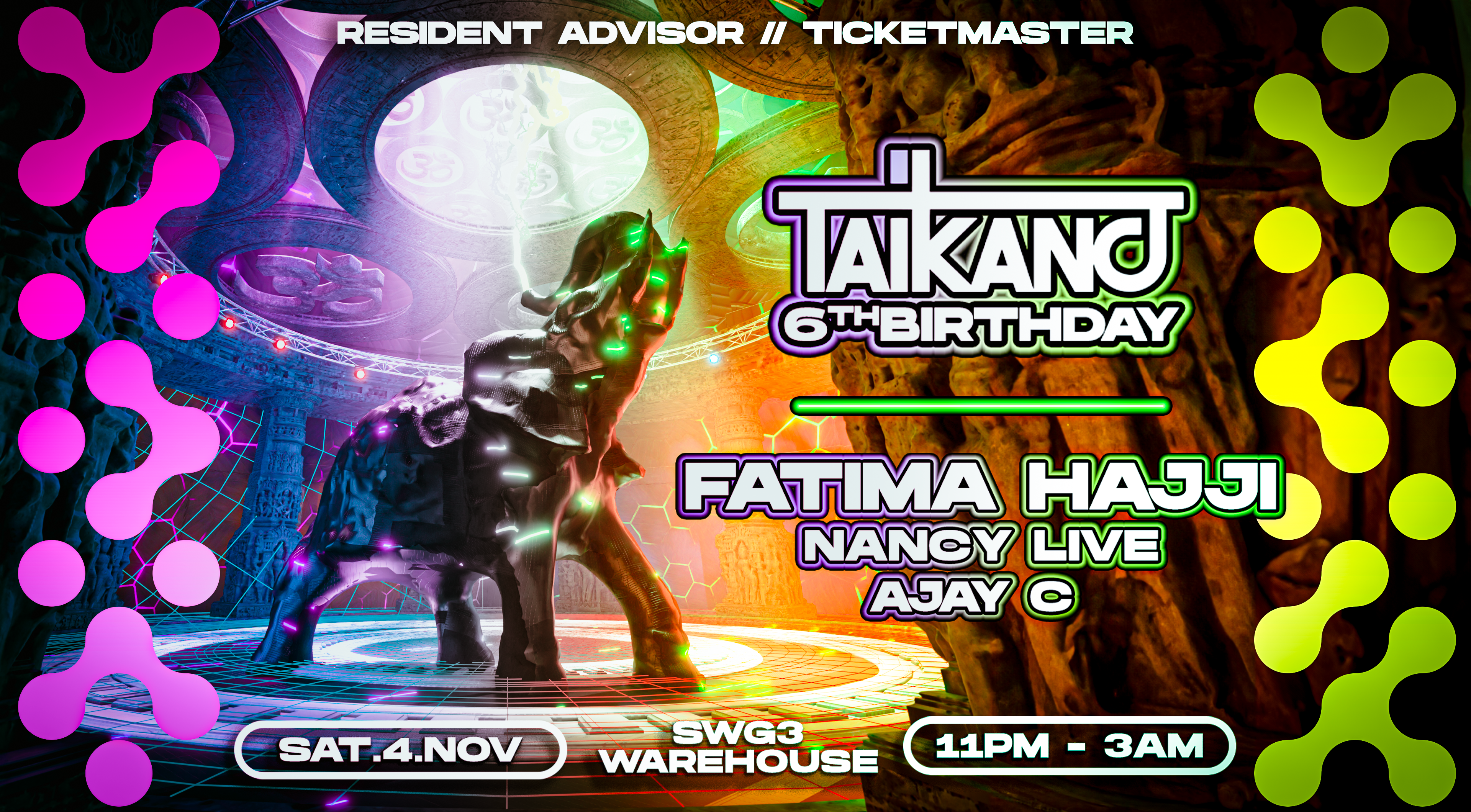 Taikano 6TH BIRTHDAY with Fatima Hajji // NANCY Live // AJAY C - Página trasera
