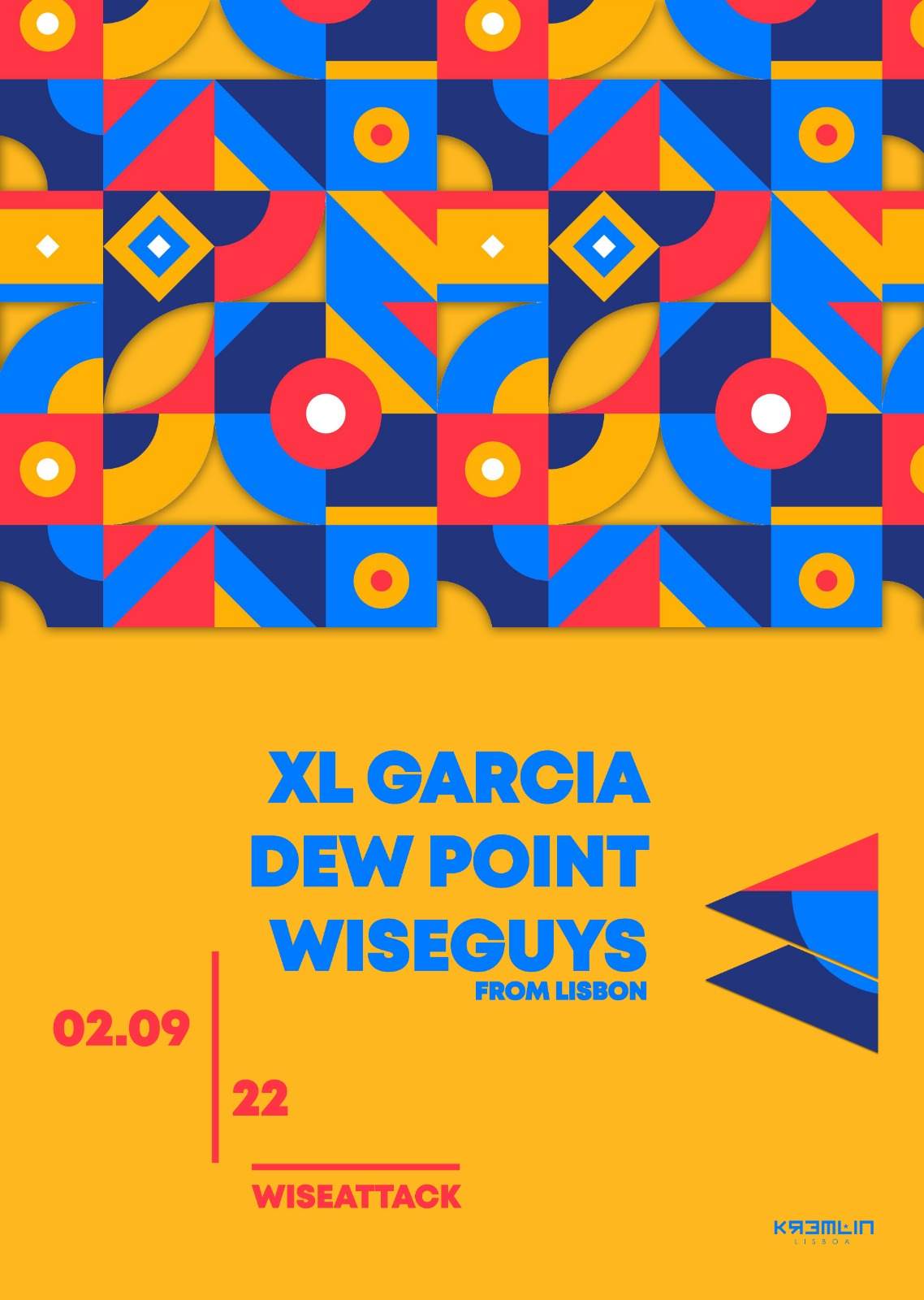 Wiseattack with XL Garcia - フライヤー表