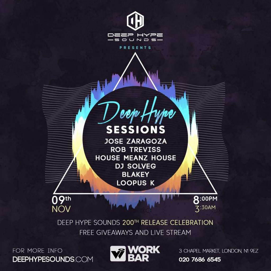 Deep Hype Sessions - フライヤー表