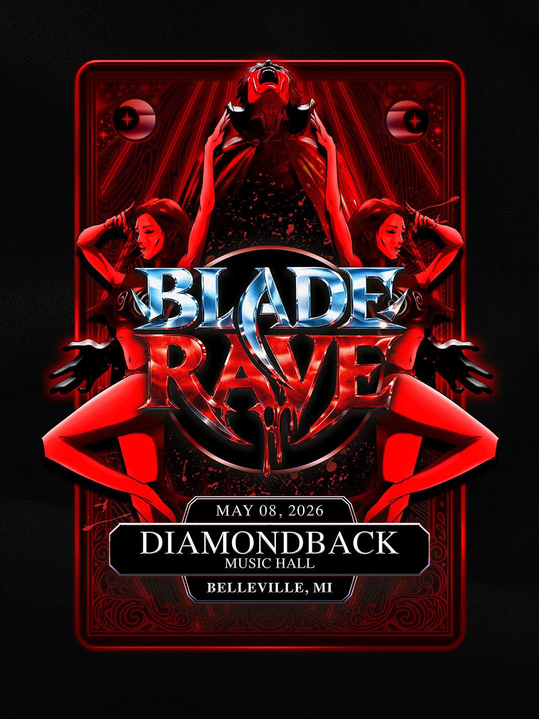 BLADE RAVE at Diamondback Music Hall, Detroit