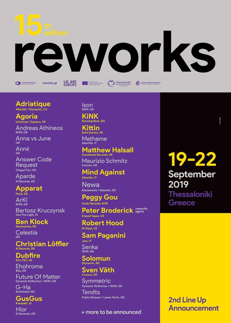 Reworks Festival 2019 - Página frontal