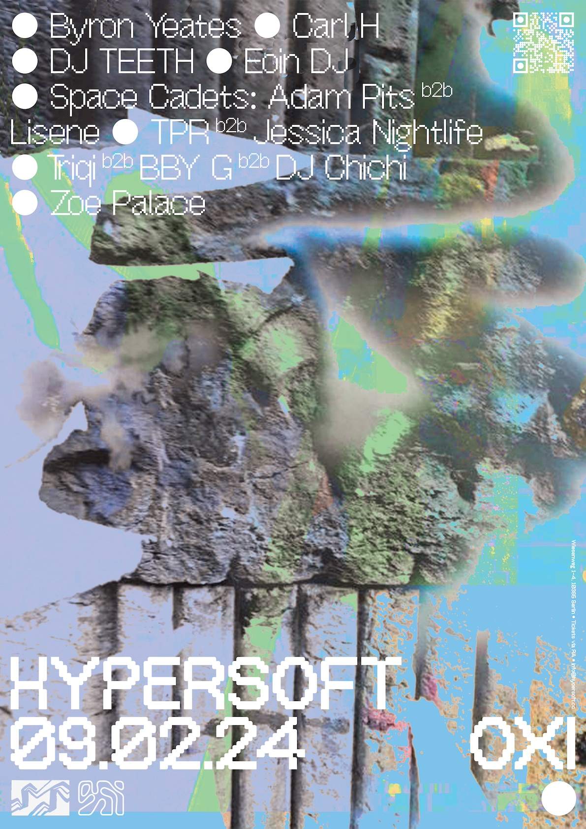 Hypersoft: Byron Yeates, Eoin DJ, Space Cadets (Adam Pits + Lisene), Carl H + more - フライヤー表