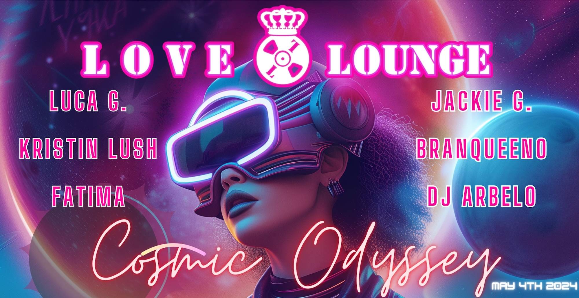 Love & Lounge - Cosmic Odyssey - A Celestial Spectacle - 5th Anniversary - フライヤー表