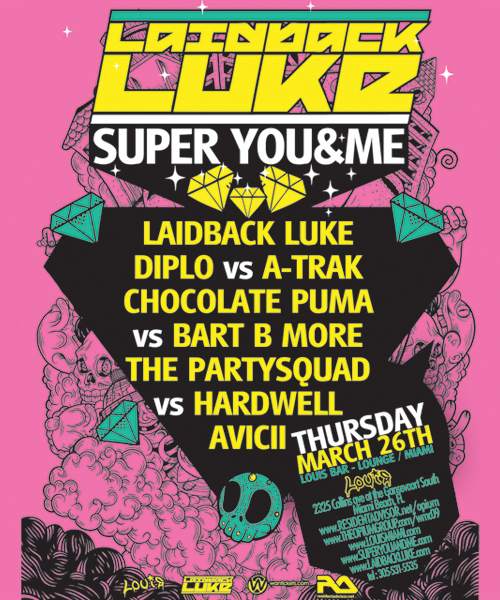 Laidback Luke presents Superyou&me - Página frontal