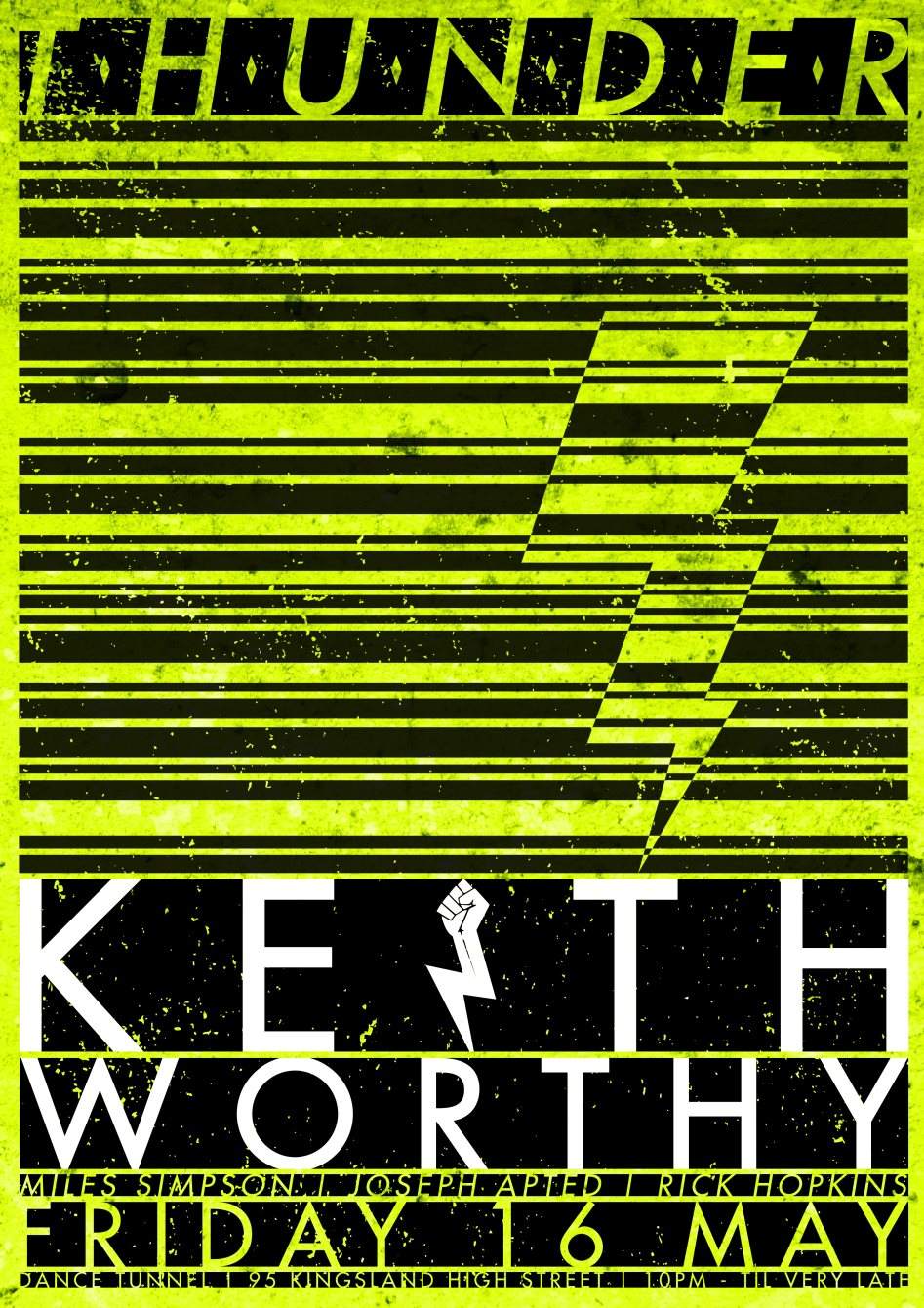 Thunder with Keith Worthy - Página frontal