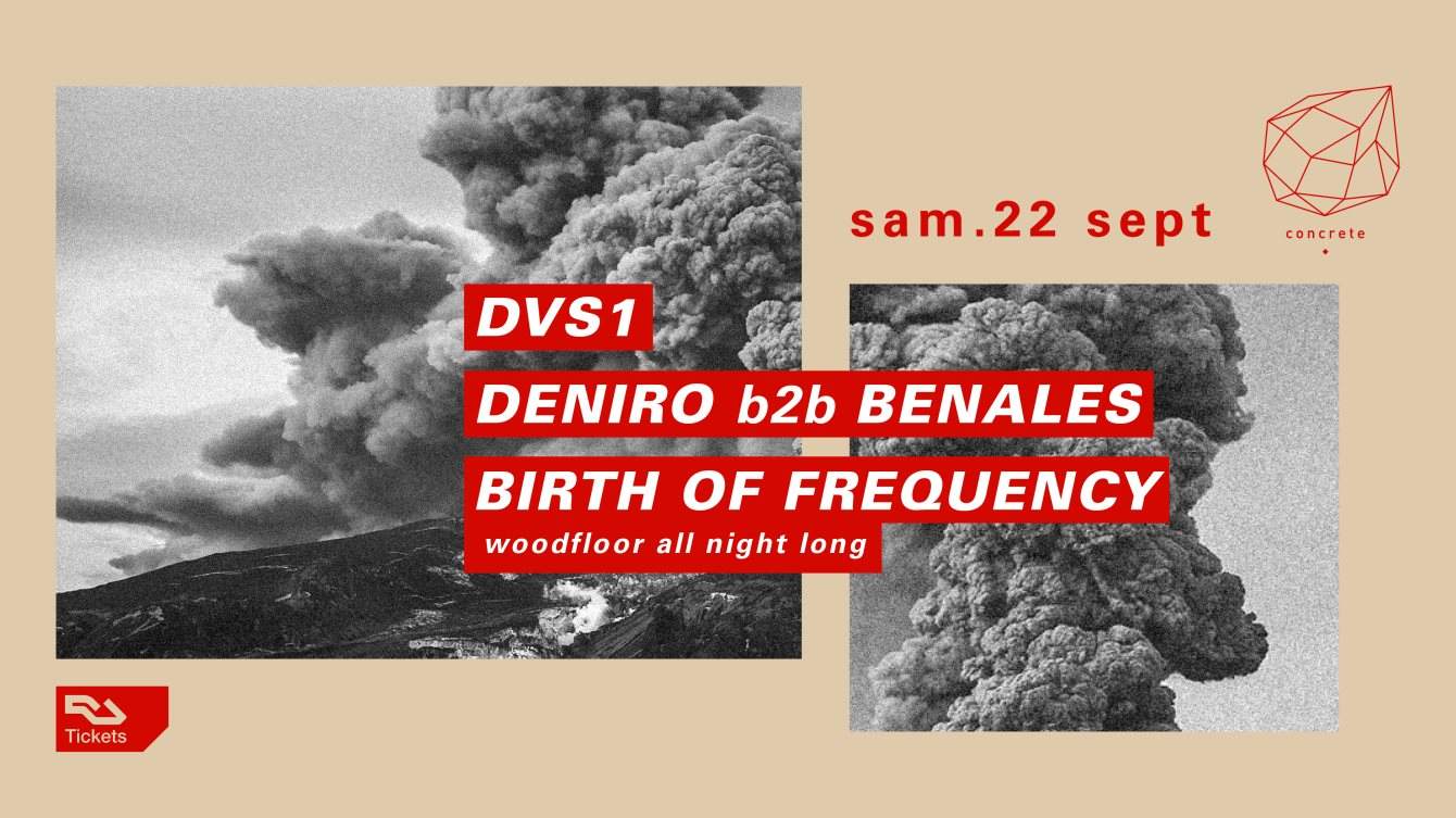 Concrete: DVS1, Deniro b2b Benales, Birth of Frequency - Página frontal