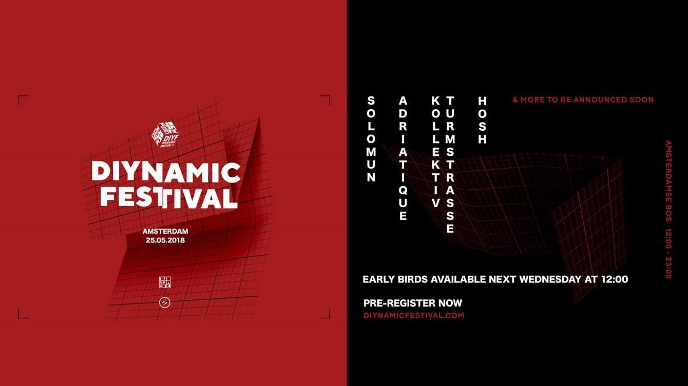 Diynamic Festival 2018 - フライヤー表