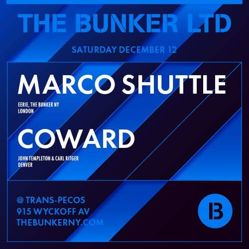 The Bunker LTD with Marco Shuttle and Coward - Página trasera