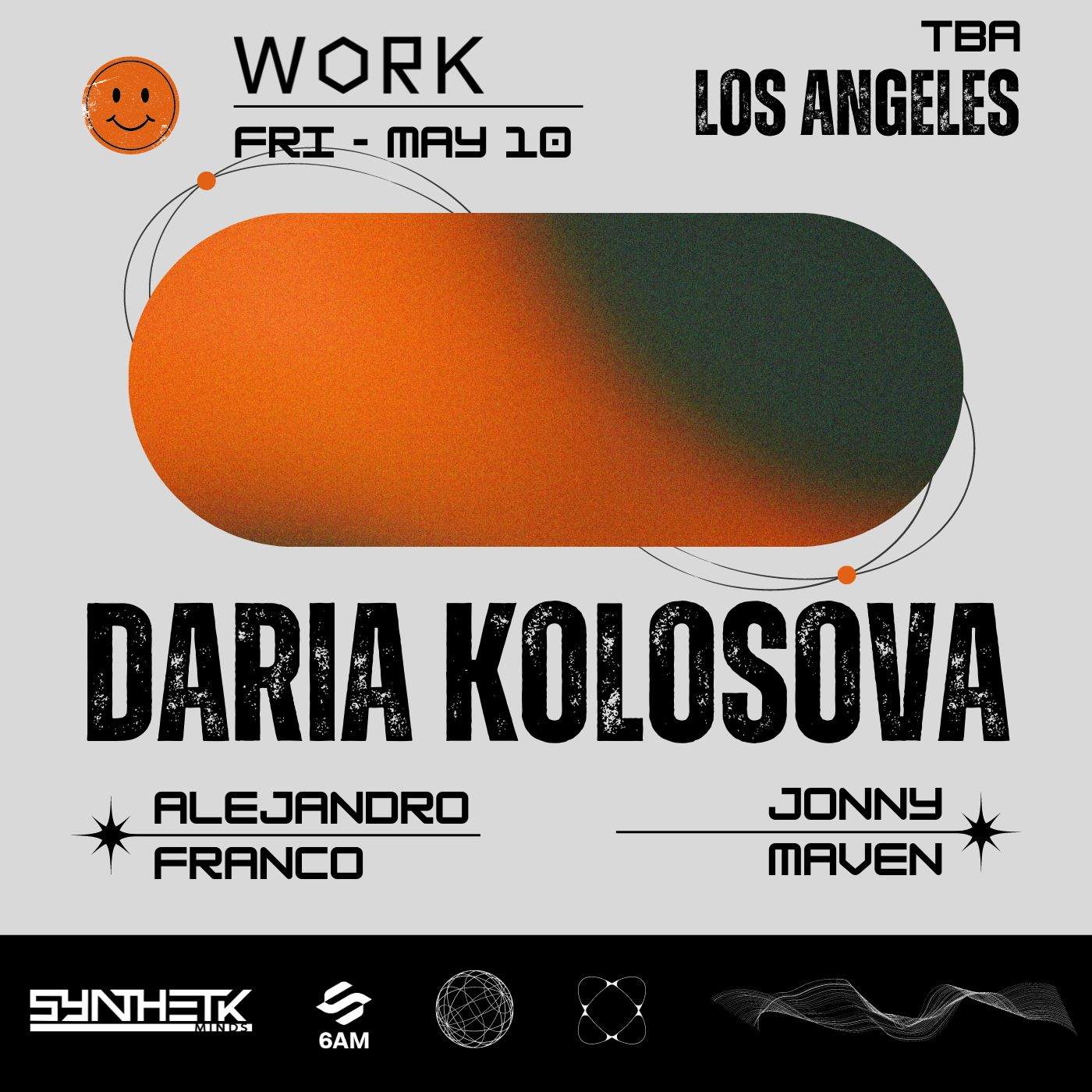 WORK presents: Daria Kolosova, Alejandro Franco, & Jonny Maven - Página frontal