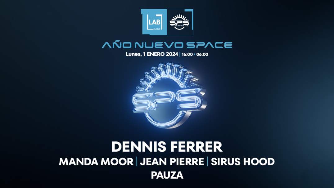 AÑO NUEVO SPACE 2024 with Dennis Ferrer - フライヤー表