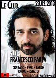 a Night with Francesco Farfa - フライヤー表
