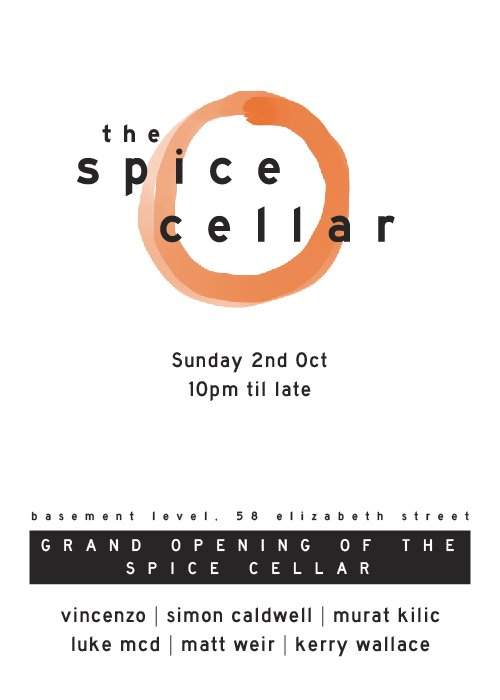 Grand Opening Of The Spice Cellar - Página frontal