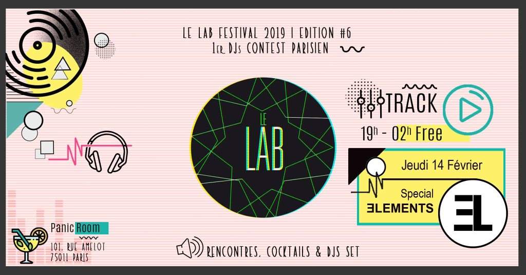 La Track Special Elements with Lab Festival 2019 - フライヤー表