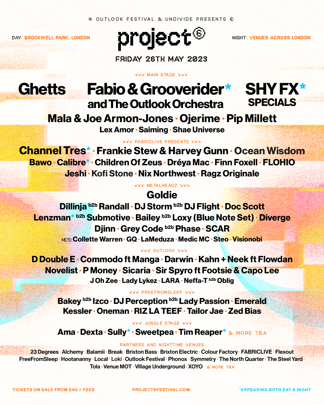 Project 6 Festival at Brockwell Park, London