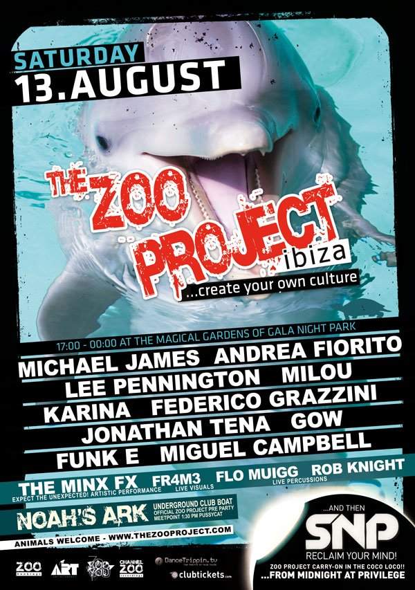 The Zoo Project feat Andrea Fiorito, Michael James, Lee Pennington - Página frontal