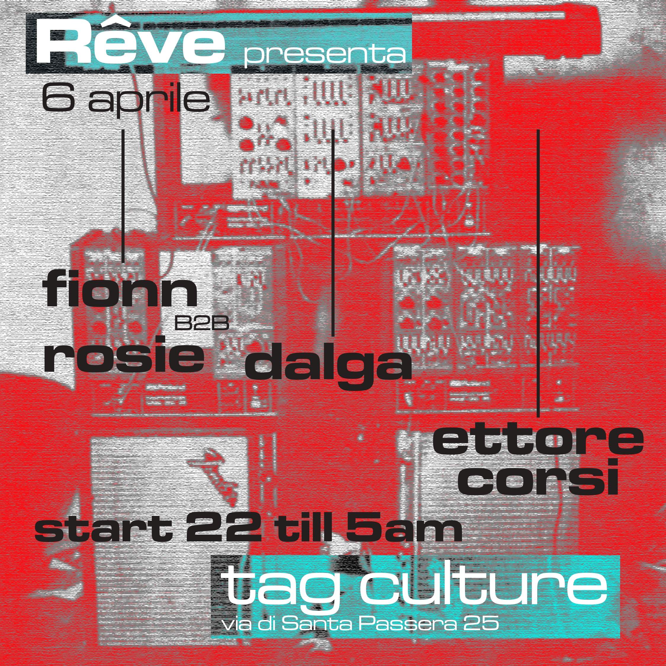 Rêve night at Tag Culture - Página frontal