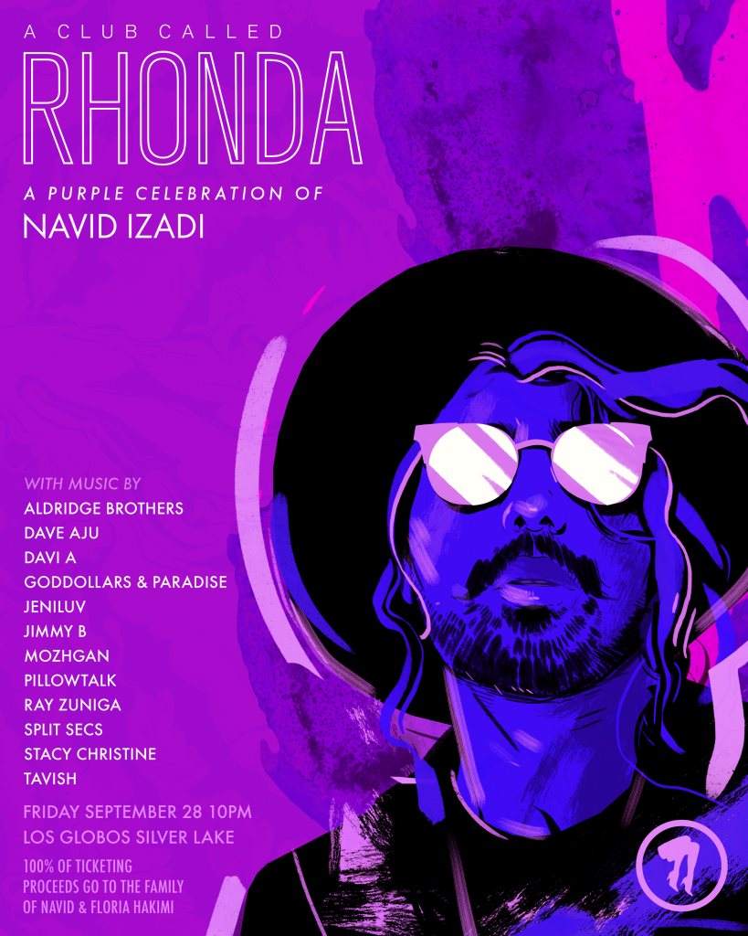 A Club Called Rhonda: A Purple Celebration of Navid Izadi - フライヤー表