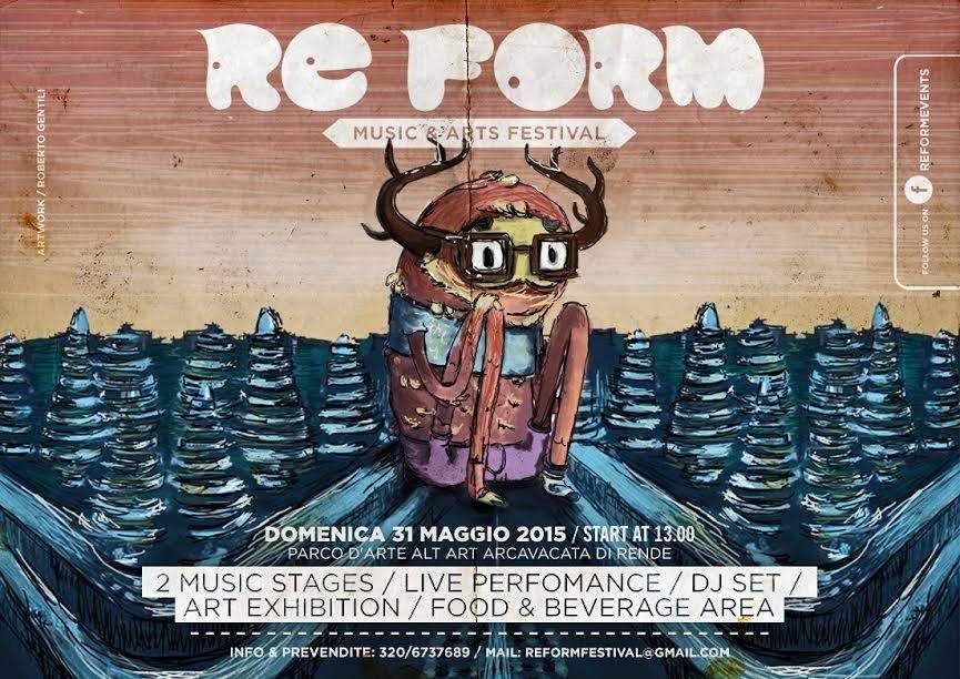 Reform 2015 - Music & Arts Festival | - フライヤー表