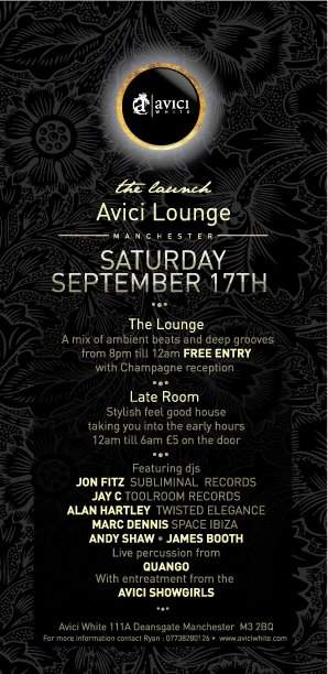 The Avici Lounge The Grand Opening - Página frontal