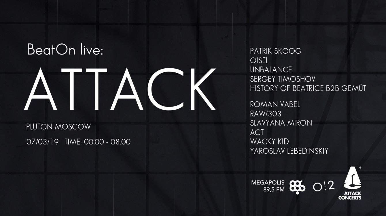 BeatOn Live: Attack - Página frontal