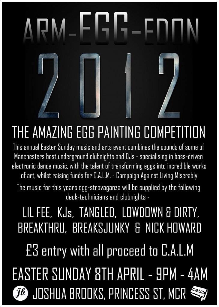 Egg 2012 - The Amazing Egg Painting Competition - フライヤー裏