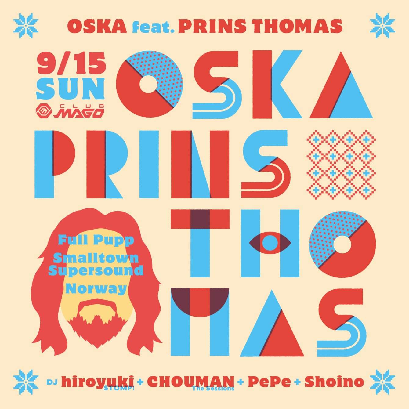 OSKA feat. Prins Thomas - フライヤー表