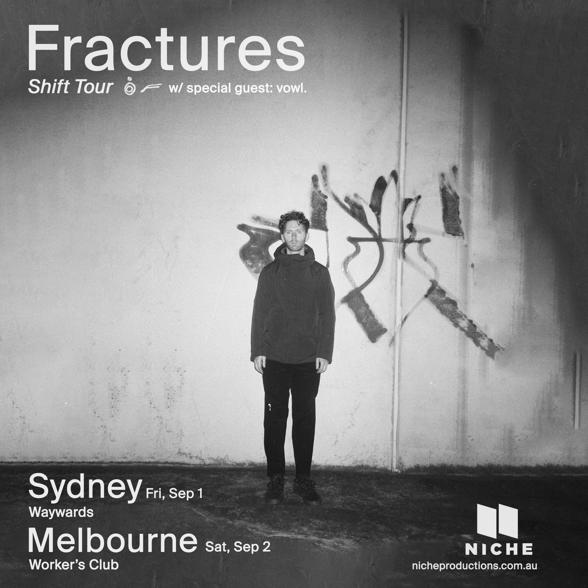 Fractures - Shift Tour: Melbourne - Página frontal