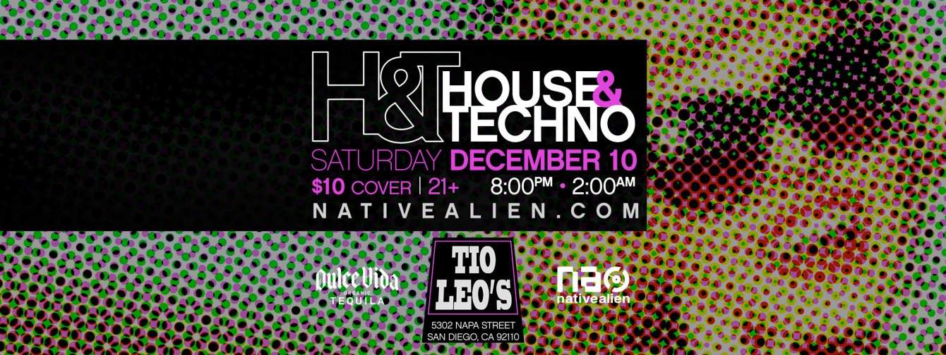 House & Techno - Native Alien Holiday Party - Página frontal