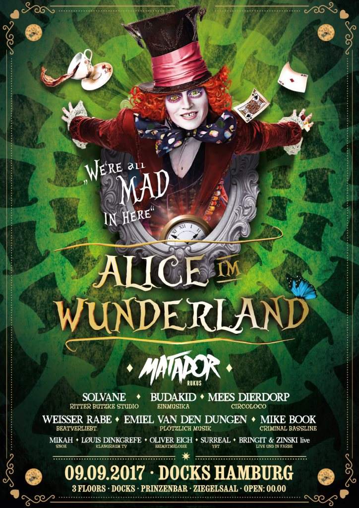 Alice im Wunderland - フライヤー表
