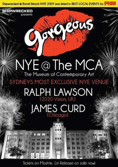 Gorgeous Nye At The Mca feat Ralph Lawson & James Curd - Página frontal