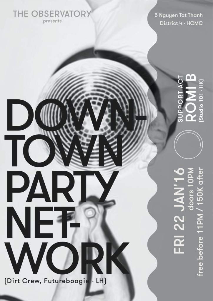 Downtown Party Network & Romi B - Página frontal
