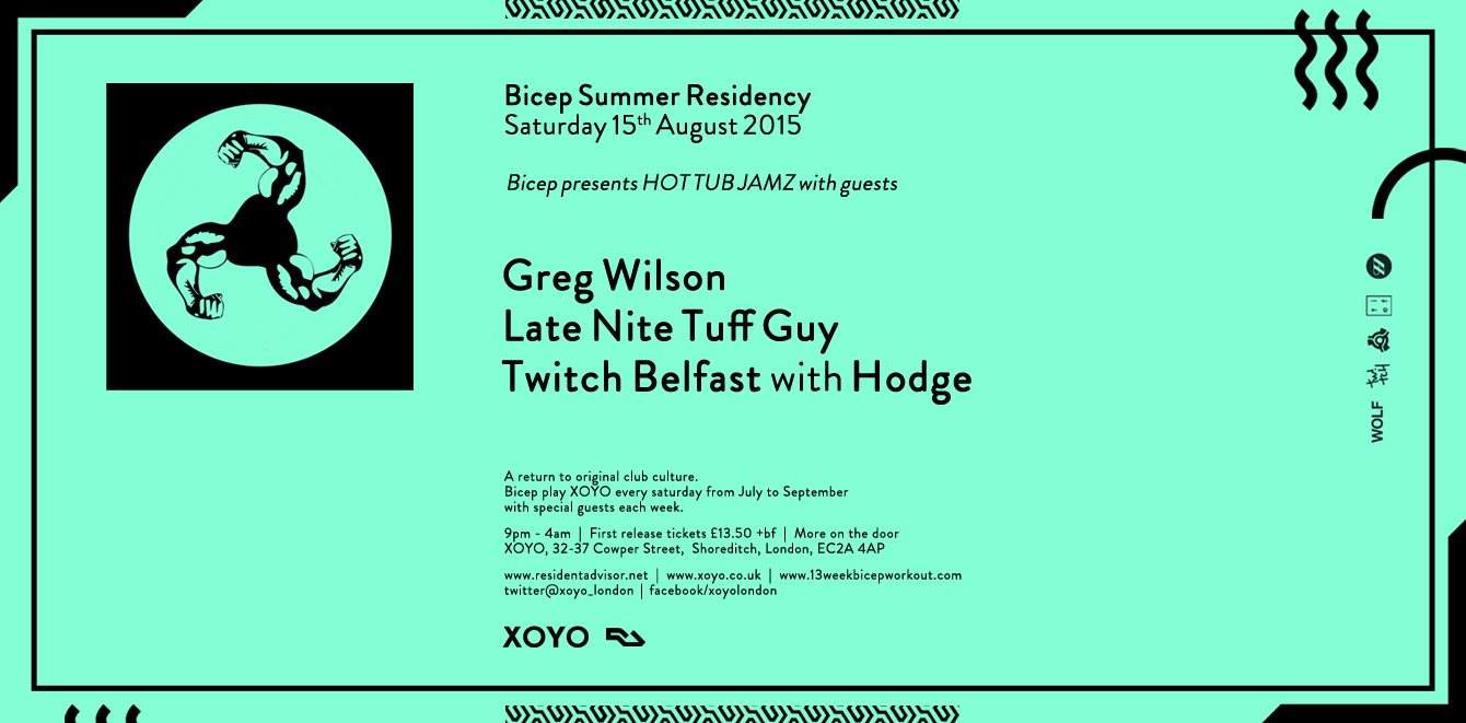 Bicep + Greg Wilson + Late Nite Tuff Guy + Room 2: Twitch Belfast with Hodge - Página frontal
