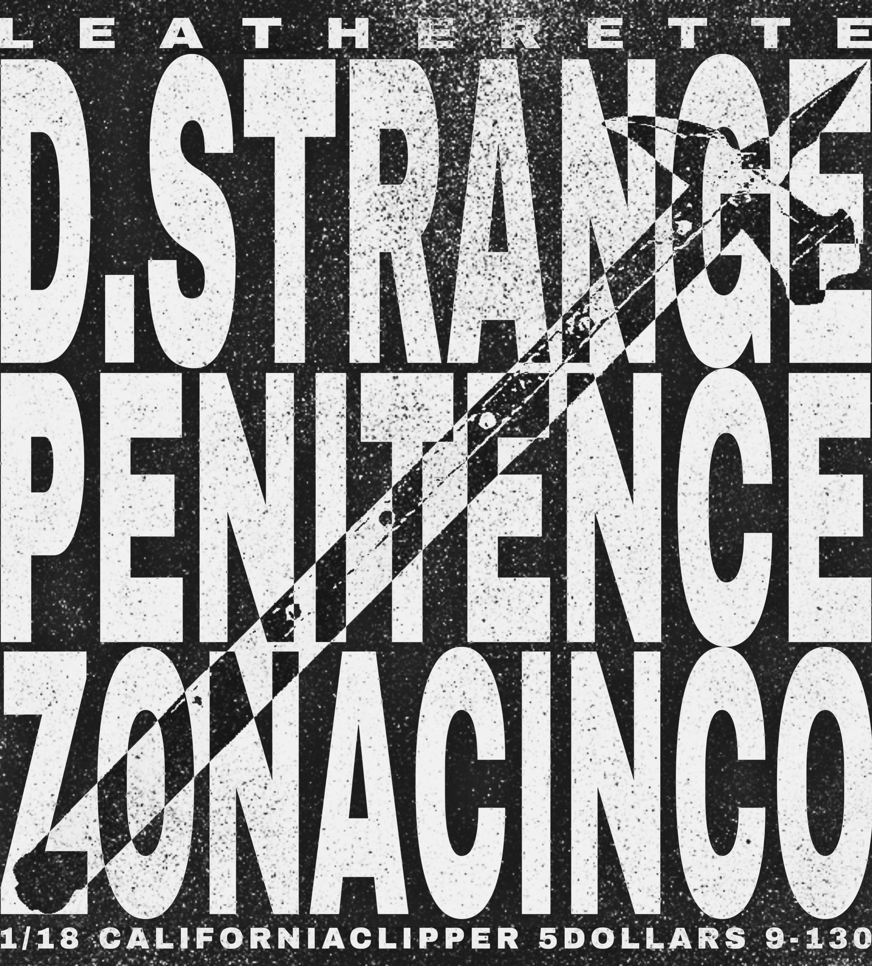 LEATHERETTE with D.STRANGE/ZONA CINCO/PENITENCE - Página frontal