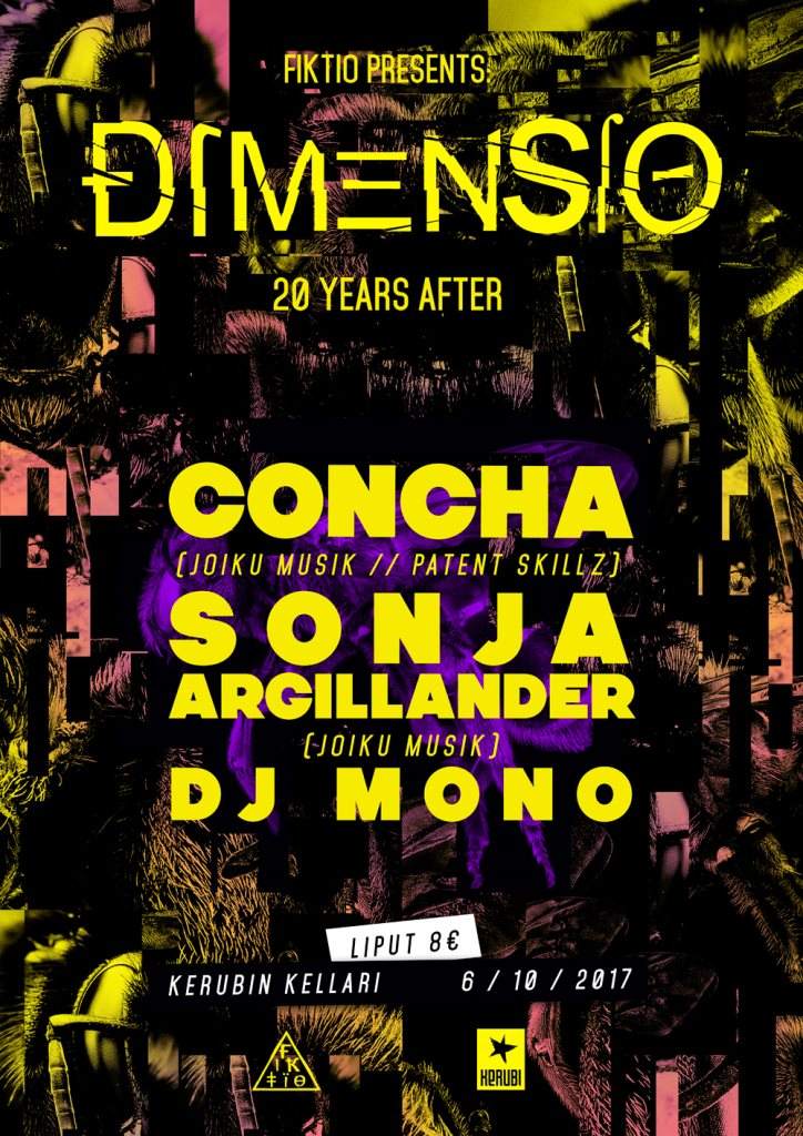 Dimensio: 20 Years After - フライヤー表