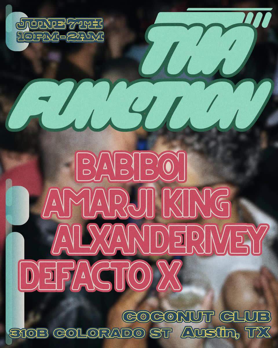 Tha Function en Coconut Club, Austin