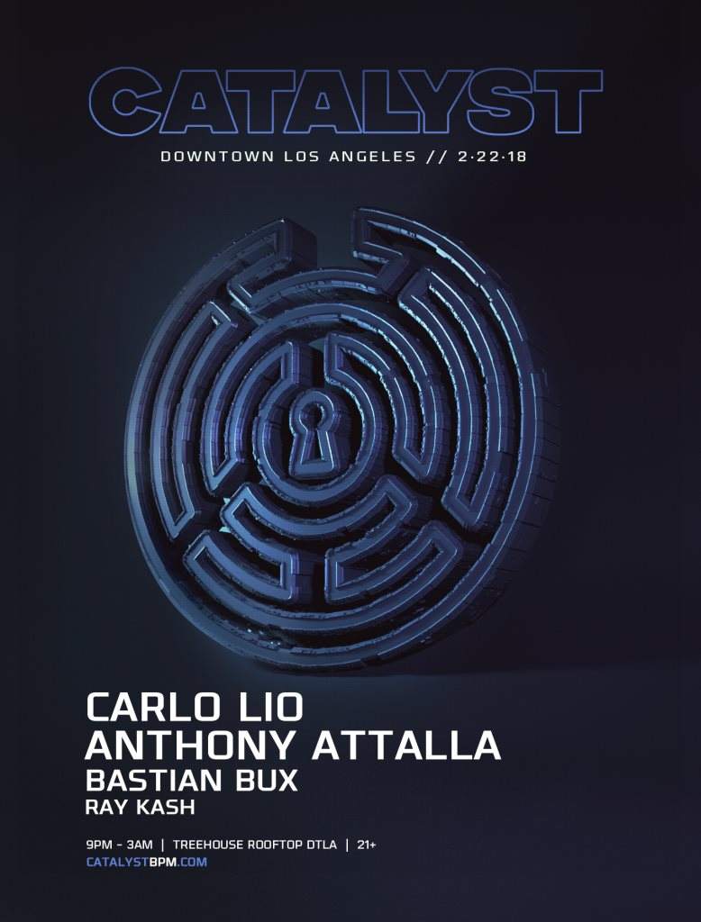 Catalyst: Carlo Lio, Anthony Attalla, Bastian Bux en Treehouse Rooftop ...