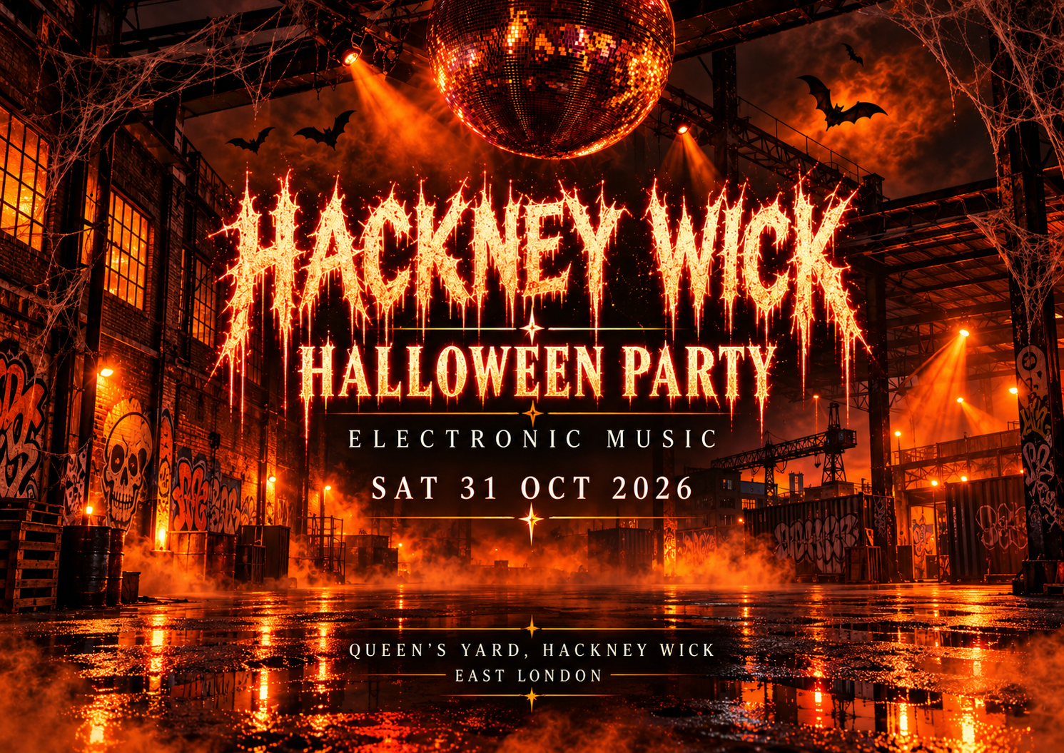 Halloween Party In Hackney Wick with Electronic Music at TBA - Hackney ...