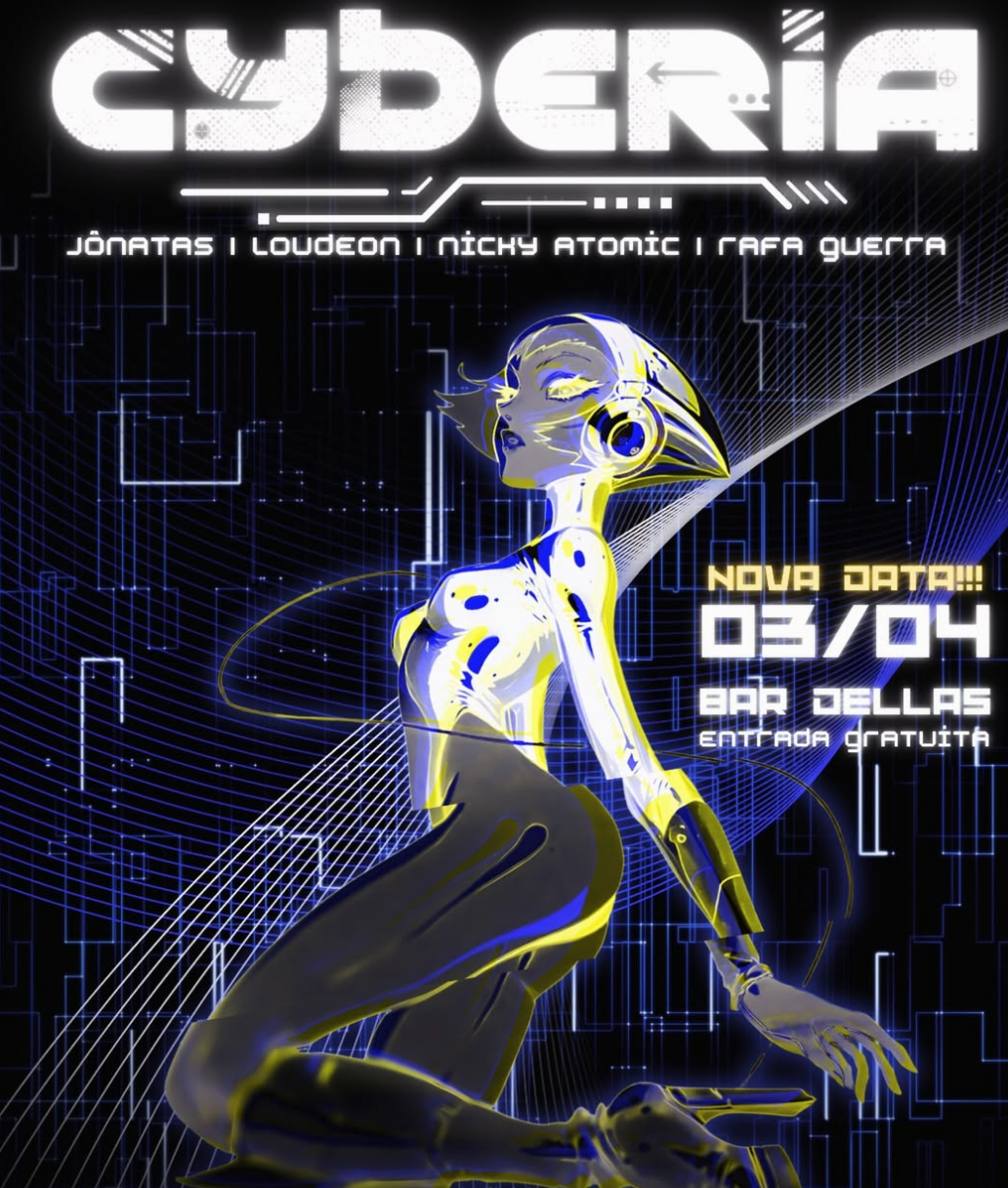 CYBERIA at Bar Dellas, Rio de Janeiro