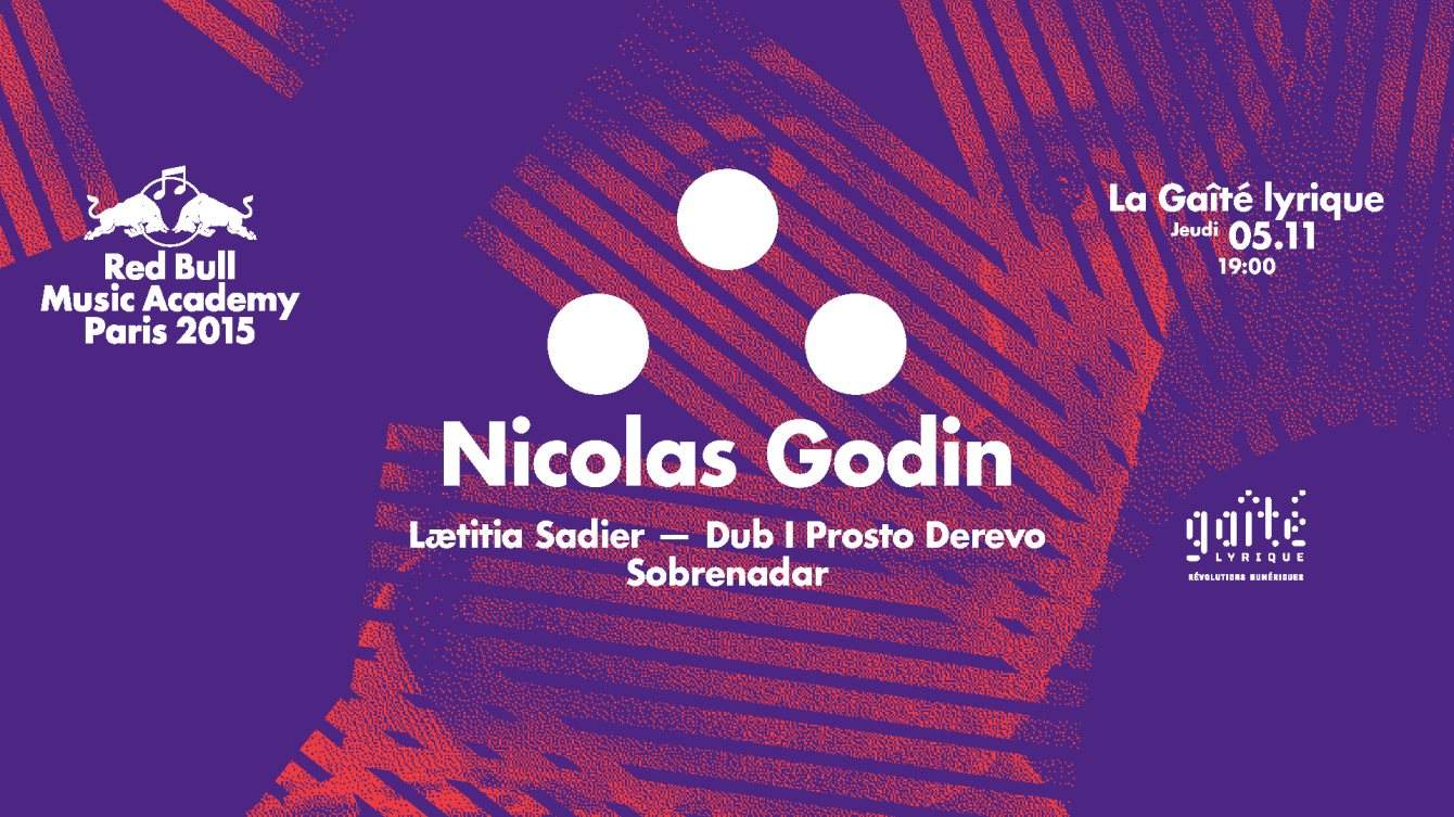 Red Bull Music Academy Présente Nicolas Godin - Página frontal