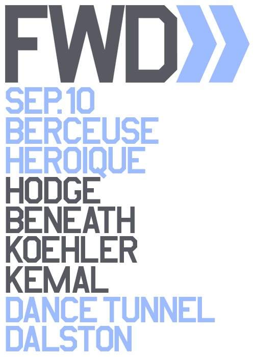 FWD>> Berceuse Heroique with Beneath & Koehler - フライヤー表