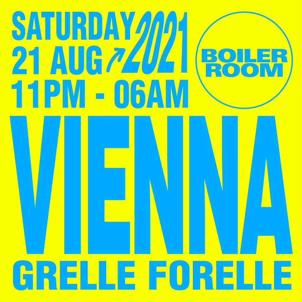 Boiler Room: Vienna | Afterparty - フライヤー表